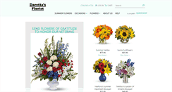 Desktop Screenshot of darettasflorist.com